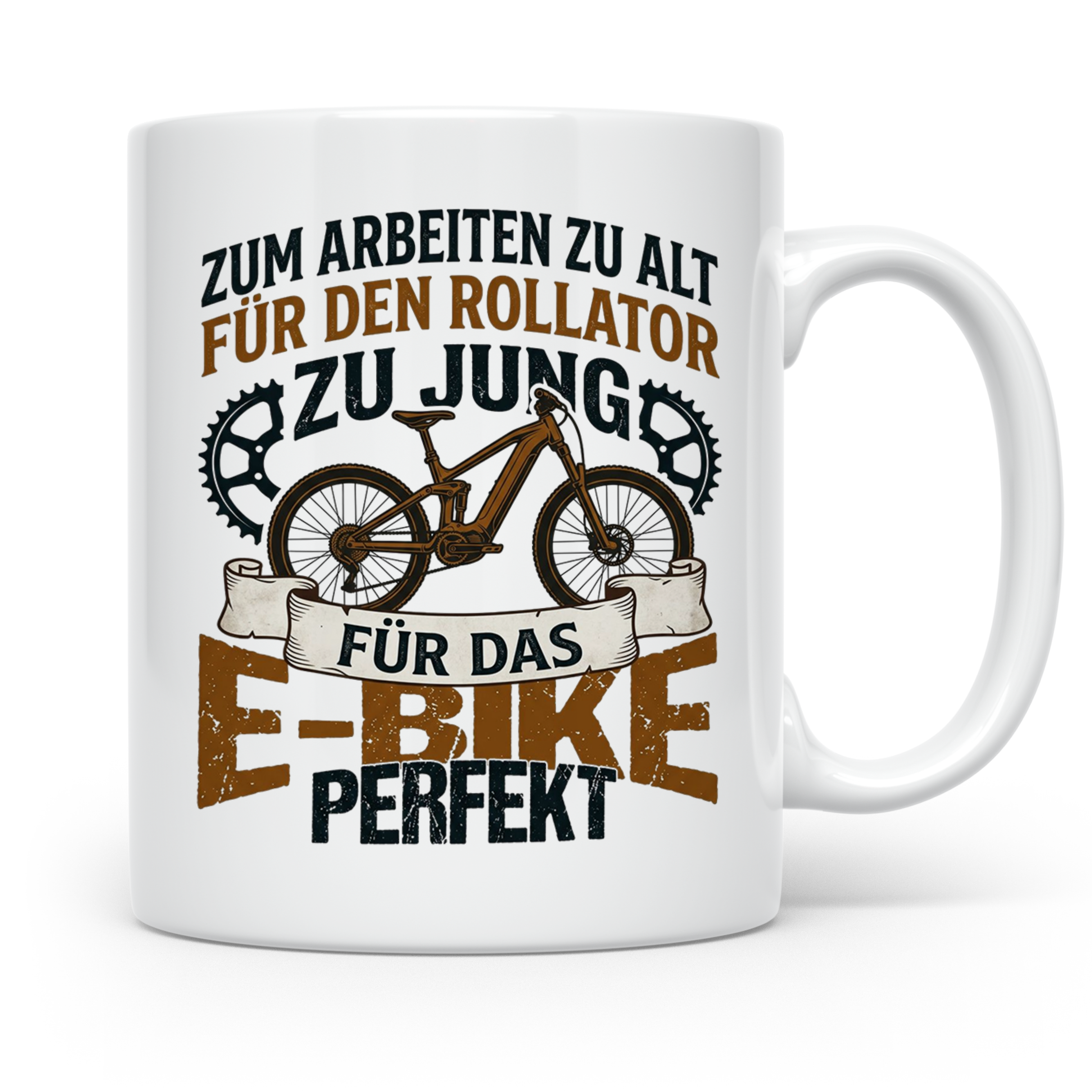 spruch mountainbike E-Bike Tasse für Rentner Zum Arbeiten zu alt. Geschenk für Radf – MyMomentCraft Radgröße:16 Zoll Gravel Laufräder online kaufen owner_select