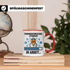 Tiermedizin Studium Tasse für Studenten, Lustige Quietscheen – Rot [farbe:rot]