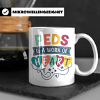 Pädiatrie Tasse Peds is a work of Heart Kinderkrankenschwest – Weiß [farbe:weiß]