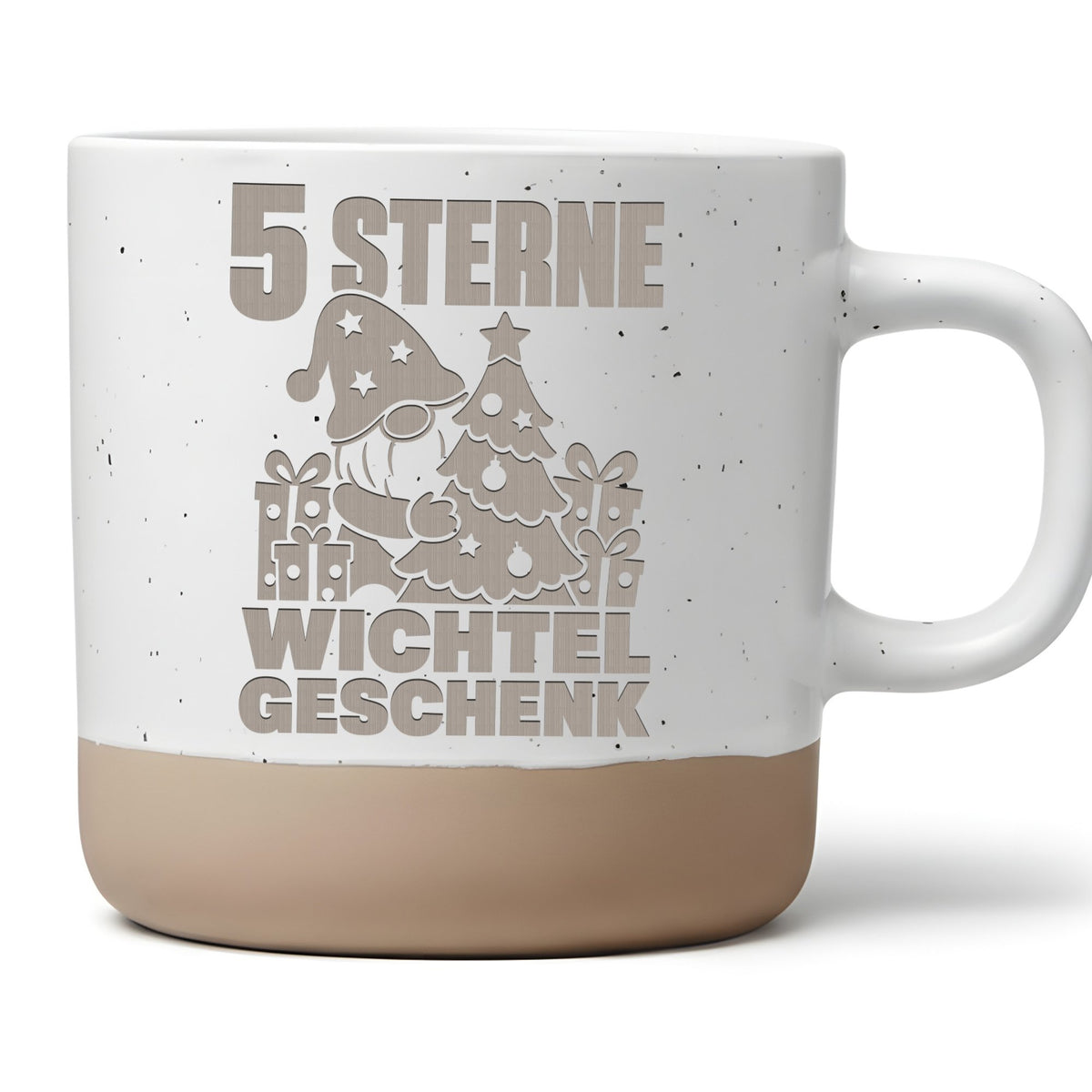 Wichtel Tasse 5 Sterne Geschenk - Lustiges Präsent für Kollegen zum Wi – Bild 1