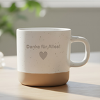 Tasse Danke für Alles mit Herz, Dankeschön Geschenk Kaffeetasse, Geschenk für Mama Papa Erzieher Lehrer, Abschiedsgeschenk Kollege