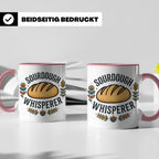 Sauerteig Tasse Sourdough Whisperer, Geschenk für Bäcker, Ho – Rosa [farbe:rosa]