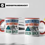 Handwerker Tasse Lustig Spruch Ich kam ich sah direkt kein B – Rot [farbe:rot]