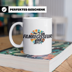Filmregisseur Tasse Kaffeebecher Geschenk für Filmemacher Re – Weiß [farbe:weiß]