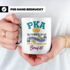 PKA Tasse Superheldin Geschenk für Pharmazeutisch-kaufmännis – Weiß [farbe:weiß]