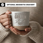 Grill Tasse Wenn es flüchten kann - Lustiges Geschenk für Männer Papa  – Bild 2
