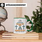 Bestatter Opa Tasse mit Spruch 'Viel Cooler' Geschenk für Gr – Grün [farbe:grün]