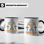 Bestatter Opa Tasse mit Spruch 'Viel Cooler' Geschenk für Gr – Schwarz [farbe:schwarz]