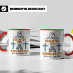 Bestatter Opa Tasse mit Spruch 'Viel Cooler' Geschenk für Gr – Rot [farbe:rot]
