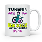 Tunerin Tasse mit Spruch Schrauberin Geschenk für Frauen Aut – Weiß [farbe:weiß]