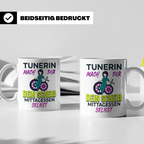 Tunerin Tasse mit Spruch Schrauberin Geschenk für Frauen Aut – Weiß [farbe:weiß]
