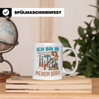 Handwerker Tasse Ich bin in meinem Büro lustig, Geschenk für – Weiß [farbe:weiß]