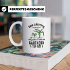 Mais Wachstum Kaffeetasse - Landwirtschaft, Bauernhof, Pflan – Weiß [farbe:weiß]