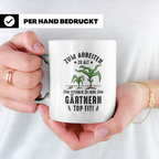 Mais Wachstum Kaffeetasse - Landwirtschaft, Bauernhof, Pflan – Weiß [farbe:weiß]