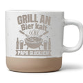 Grill Tasse Papa Glücklich - Lustiges Geschenk für Männer Väter Grille – Bild 1