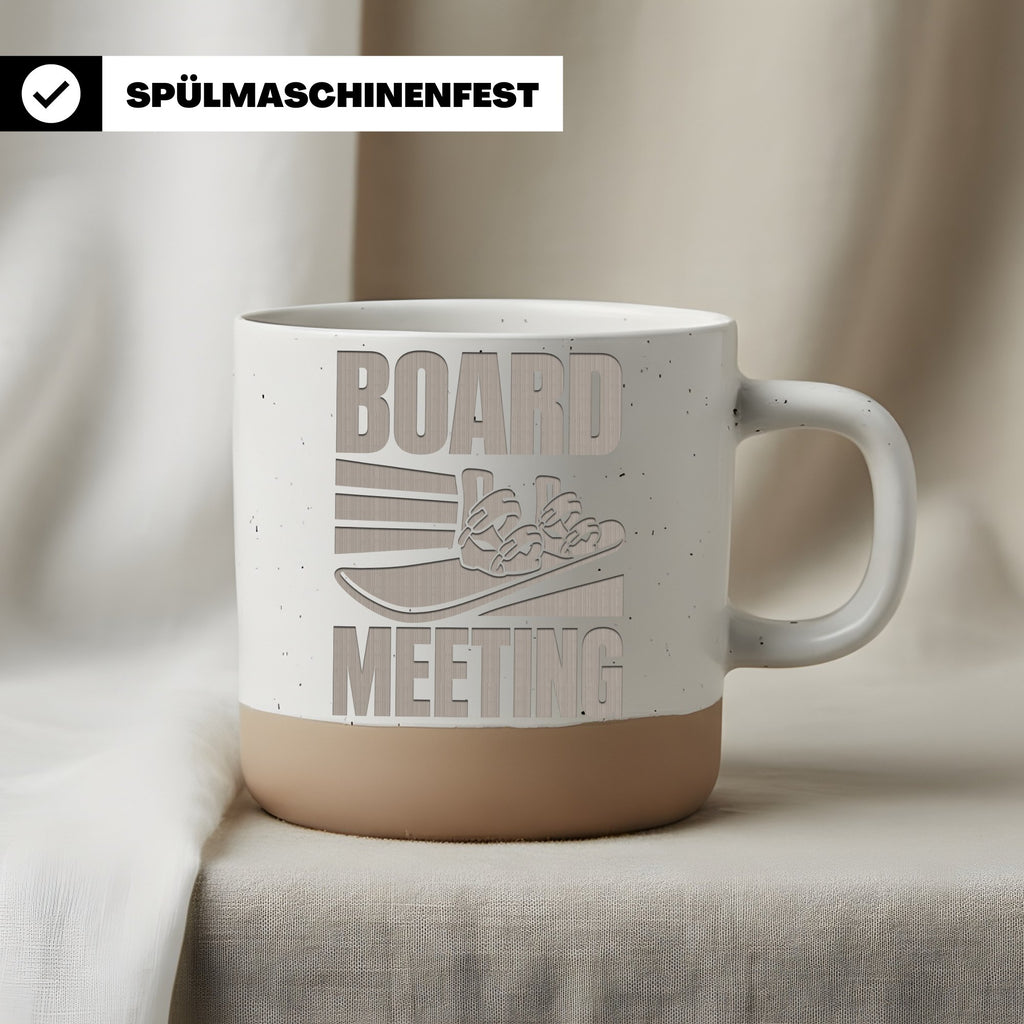Snowboard Tasse Board Meeting - Lustiges Geschenk für Snowboarder - Wi – Bild 3