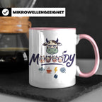 Launische Kuh Tasse Moody Cow lustiger Spruch, Kaffeebecher  – Rosa [farbe:rosa]