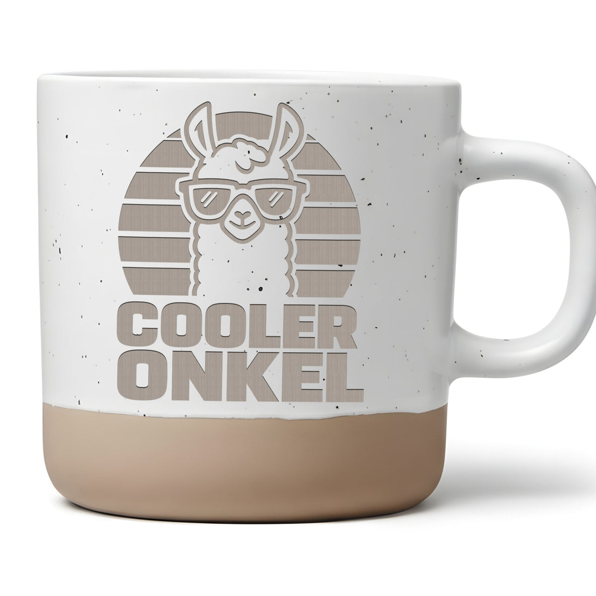 Alpaka Tasse Cooler Onkel - Lustiges Geschenk für Bruder Patenonkel -  – Bild 1