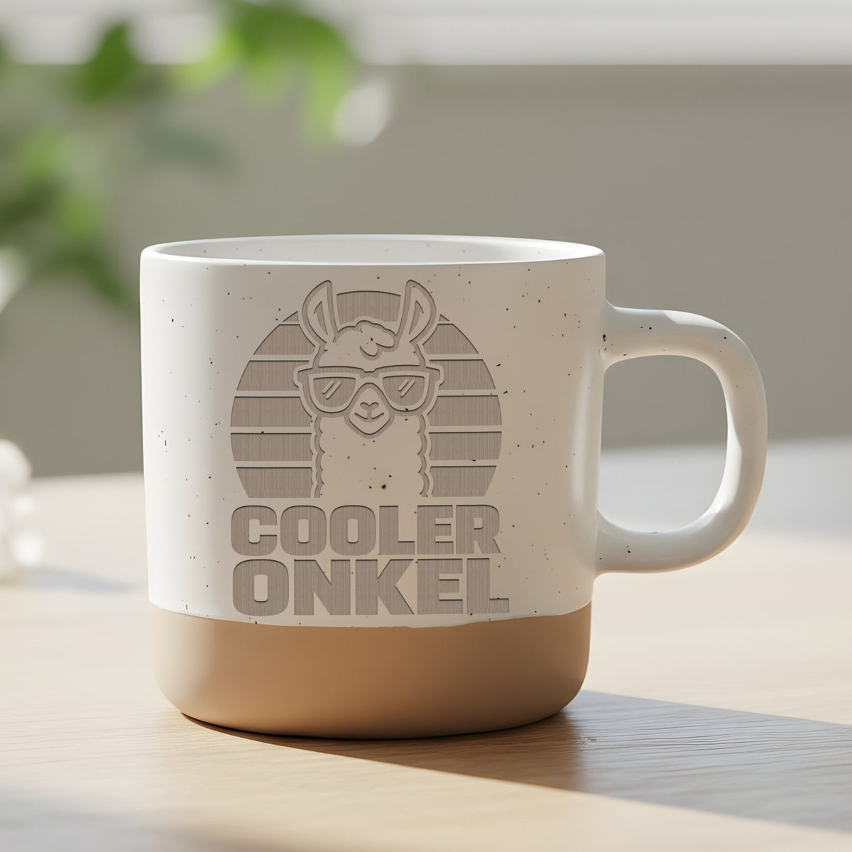 Alpaka Tasse Cooler Onkel - Lustiges Geschenk für Bruder Patenonkel -  – Bild 6