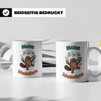 Meine Schnabeltasse Kaffeetasse mit lustigem Schnabeltier, G – Weiß [farbe:weiß]