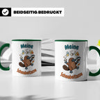 Meine Schnabeltasse Kaffeetasse mit lustigem Schnabeltier, G – Grün [farbe:grün]