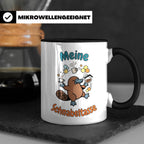 Meine Schnabeltasse Kaffeetasse mit lustigem Schnabeltier, G – Schwarz [farbe:schwarz]