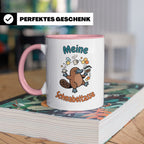 Meine Schnabeltasse Kaffeetasse mit lustigem Schnabeltier, G – Rosa [farbe:rosa]