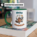 Meine Schnabeltasse Kaffeetasse mit lustigem Schnabeltier, G – Grün [farbe:grün]