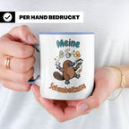 Meine Schnabeltasse Kaffeetasse mit lustigem Schnabeltier, G – Blau [farbe:blau]