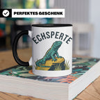 Echsperte Tasse für Reptilienhalter, lustiges Wortspiel mit  – Schwarz [farbe:schwarz]