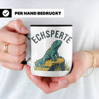 Echsperte Tasse für Reptilienhalter, lustiges Wortspiel mit  – Schwarz [farbe:schwarz]