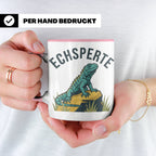 Echsperte Tasse für Reptilienhalter, lustiges Wortspiel mit  – Rosa [farbe:rosa]