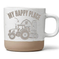 Traktor Tasse My Happy Place - Lustiges Geschenk für Landwirt, Bauer & – Bild 1