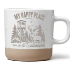 Jäger Tasse My Happy Place Hochsitz - Lustiges Geschenk für Waidmann - – Bild 1