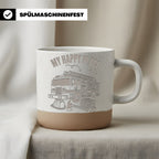 Feuerwehrauto Tasse My Happy Place - Lustiges Geschenk für Feuerwehrma – Bild 3
