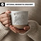 Garten Tasse My Happy Place - Lustiges Geschenk für Hobbygärtner - Gem – Bild 2