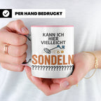 Sondler Tasse Kann ich hier sondeln | Lustige Kaffeetasse fü – Rosa [farbe:rosa]