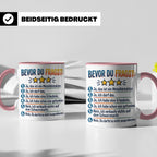 Sondengänger Tasse mit Spruch Bevor Du Fragst | Kaffeetasse  – Rosa [farbe:rosa]
