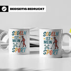 Sondeln Tasse mit Spruch | Sondengänger Metalldetektor Schat – Weiß [farbe:weiß]