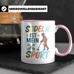 Sondeln Tasse mit Spruch | Sondengänger Metalldetektor Schat – Rosa [farbe:rosa]