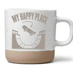 Skateboard Tasse My Happy Place - Lustiges Geschenk für Skater - Halfp – Bild 1