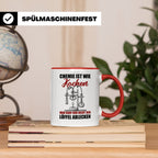 Koch Tasse - Man darf nur nicht den Löffel abgeben Küchen Sp – Rot [farbe:rot]
