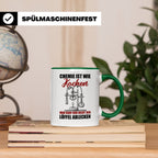 Koch Tasse - Man darf nur nicht den Löffel abgeben Küchen Sp – Grün [farbe:grün]