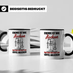 Koch Tasse - Man darf nur nicht den Löffel abgeben Küchen Sp – Schwarz [farbe:schwarz]