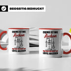 Koch Tasse - Man darf nur nicht den Löffel abgeben Küchen Sp – Rot [farbe:rot]