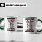 Koch Tasse - Man darf nur nicht den Löffel abgeben Küchen Sp – Grün [farbe:grün]