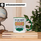 Golfer Tasse mit Spruch Was für Begabte, lustiges Geschenk f – Grün [farbe:grün]