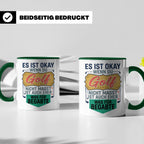 Golfer Tasse mit Spruch Was für Begabte, lustiges Geschenk f – Grün [farbe:grün]