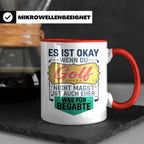 Golfer Tasse mit Spruch Was für Begabte, lustiges Geschenk f – Rot [farbe:rot]
