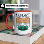 Golfer Tasse mit Spruch Was für Begabte, lustiges Geschenk f – Rot [farbe:rot]